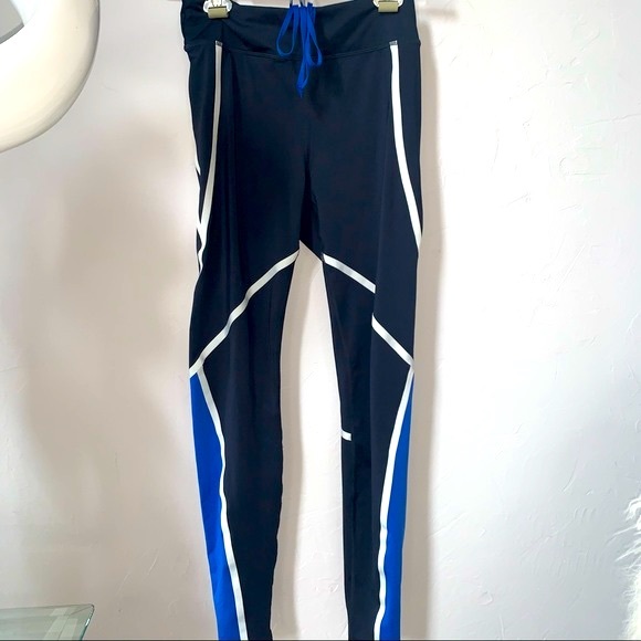H&M Navy & Bright Blue Activewear Leggings - Picture 3 of 8